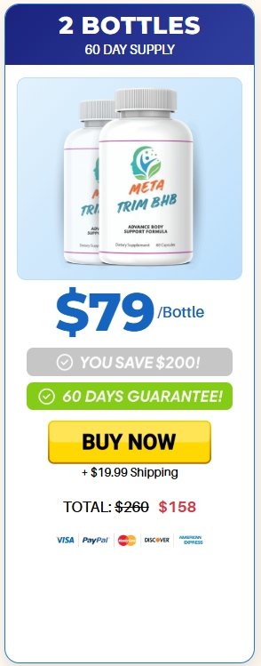 Buy Meta Trim BHB 2 bottles now